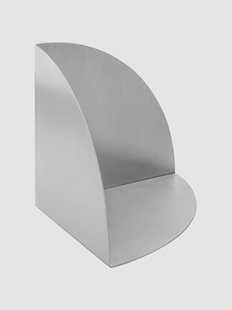 Boekensteunen Boko van edelstaal, 2-delig