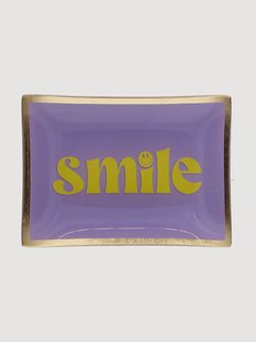 Glazen dienblad Smile