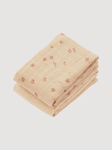 Mousseline doekjes Lewis van biokatoen, 2-delig