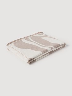 Jacquard plaid Rui met franjes