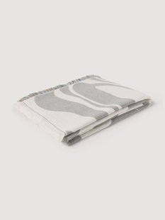 Jacquard plaid Rui met franjes