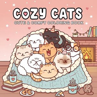 Cozy Cat Coloring Book