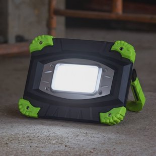 FH Lighting LED-accu-buitenspot 850947, zwart/groen, lengte 17 cm