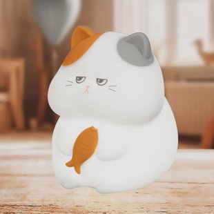 FH Lighting LED tafellamp Gerd, wit, hoogte 12 cm, siliconen