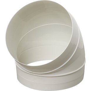 Sencys Buis Ø125mm Bocht 45° Kunststof