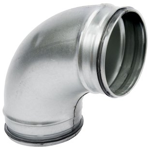 Spiraalbuis 90° Bocht 125 Gb