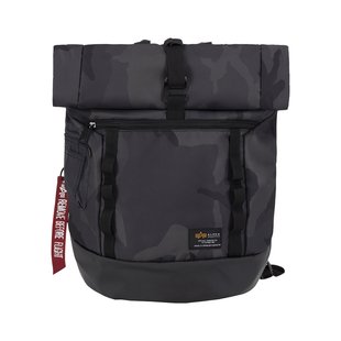 Alpha Industries Crew Camo Roll Top Bag