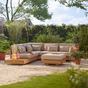 NOUS Garden loungeset met hocker Belmonte deluxe