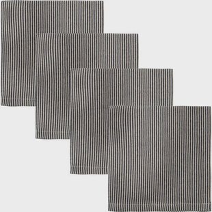 House Doctor servet Block (set van 4) (40x40 cm)