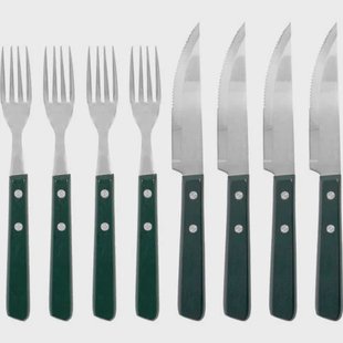 Nicolas Vahé steakmes & vork Steak (set van 8)