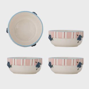 Bloomingville kom Carry (set van 4)