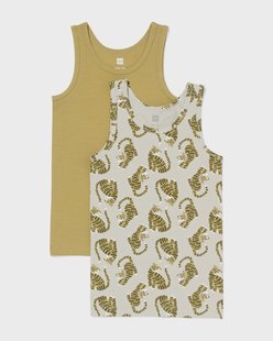 HEMA Kinderhemden tijger - 2 stuks lichtblauw (lichtblauw)