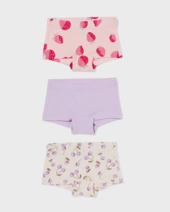 HEMA Kinderboxers kersen - 3 stuks roze (roze)