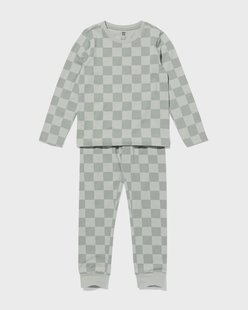 HEMA Kinderpyjama ruiten lichtgroen (lichtgroen)