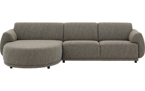 Goossens Bank Benk groen, stof, 2,5-zits,