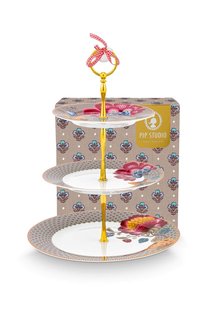 Pip Studio Etagère 3 Laags Blooming Tales Fantasy Khaki