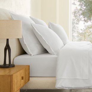 Kussensloop van katoensatijn, Saria