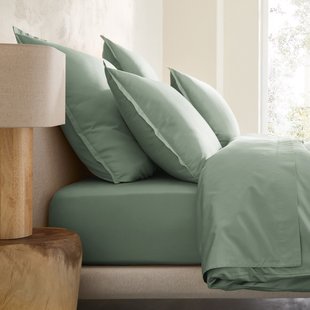 Kussensloop van katoensatijn, Saria