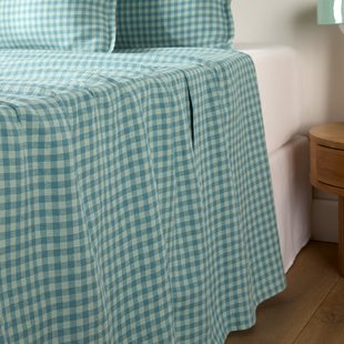 Onderlaken in gewassen linnen, ACÉLIE BLEU