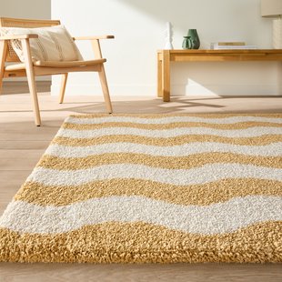 Rechthoekig vloerkleed, golfpatroon, NAMI