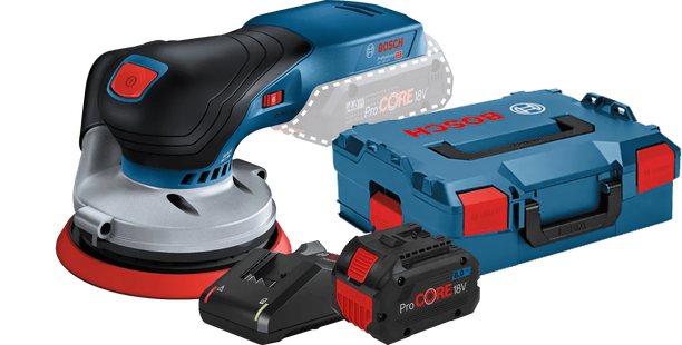 Bosch Professional GEX 18V-125 8,0 Ah ProCORE Accu Starterspakket