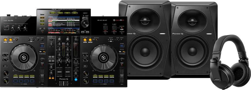 Pioneer DJ XDJ-RR + Pioneer DJ HDJ-X5 Zwart + Pioneer VM50 (per paar)