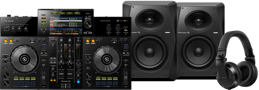 Pioneer DJ XDJ-RR + Pioneer DJ HDJ-X7 Zwart + Pioneer VM70 (per paar)