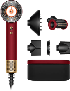 Dyson Supersonic Nural Straight + Wavy Red Velvet