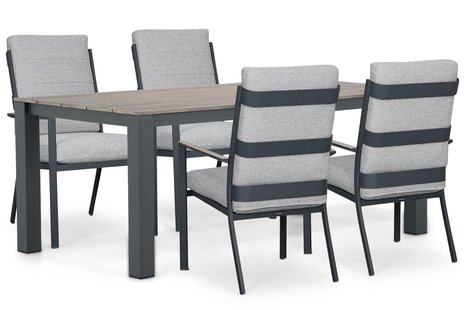 Lifestyle Lecce/Valley 180x92 cm dining tuinset 5-delig