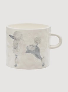 Handbeschilderde mok Poodle