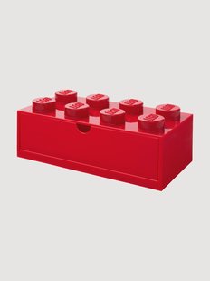 Kinderen LEGO opberglaadje Brick met 8 knoppen