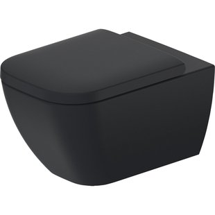 Duravit Happy D.2 Wandcloset - 54x34cm - diepspoel - zonder spoelrand - mat antraciet 222209ad00