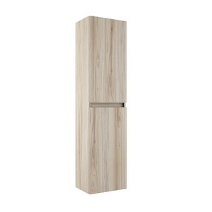Saniclass Vita Hoge Kast - 140x35x27cm - 2 deuren - licht eiken SW1413864