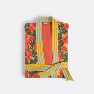 Kimono badjas, badstof binnenzijde, Lena