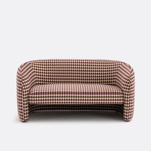 2-zits rechte bank, geometrisch patroon, LANDINE