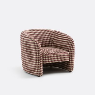Fauteuil, 1 zits, geometrische print, LANDINE
