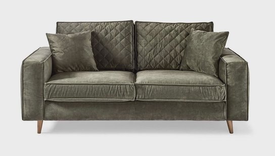 Rivièra Maison 2,5-zits Bank 'Kendall' Velvet, kleur Ivy