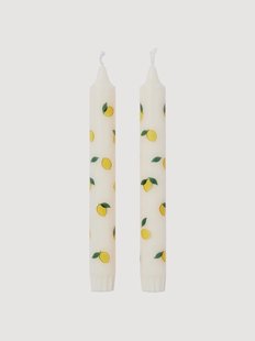 Steekkaarsen Lemon, 2-delig