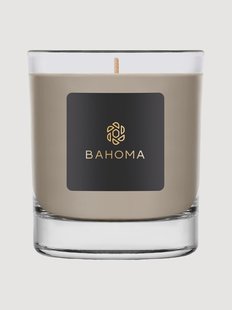 Met de hand gegoten grote kaars Bahoma (rozenmist)