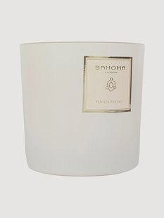 Handgemaakte 2-lonts geurkaars Pearl (vanille parfait)