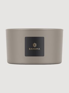 Met de hand gegoten 3-lonts geurkaars Sand (amberhout, kamille)