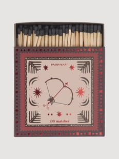 Jumbo luciferdoosjes Bow &amp; Arrow, 100 lucifers, 2-delig