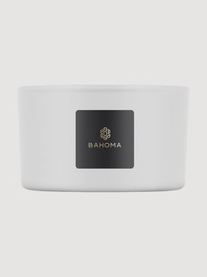 Handgegoten 3-lonts geurkaars Pearl (vanille-parfait)