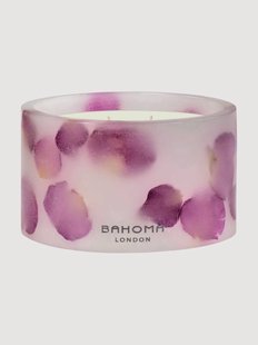 Handgegoten 3-lonts geurkaars Botanica (roos)