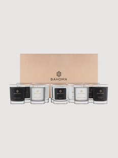 Met de hand gegoten mini-kaarsen Botanical Bliss in geschenkdoos, 10-delig