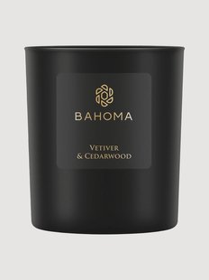 Handgegoten geurkaars Maley (vetiver, cederhout)