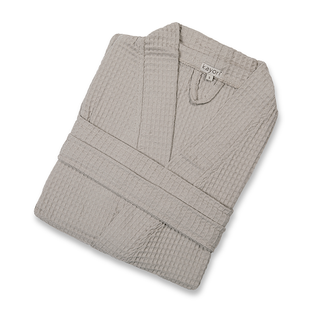 Kayori Geisha - Badjas - Wafel - XXL - Lang - zand