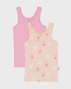 HEMA Nijntje kindersinglets - 2 stuks perzik (perzik)