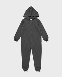HEMA Kinderonesie sweatstof antraciet (antraciet)