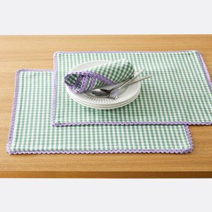 Set van 2 placemats in katoen/linnen Trattoria